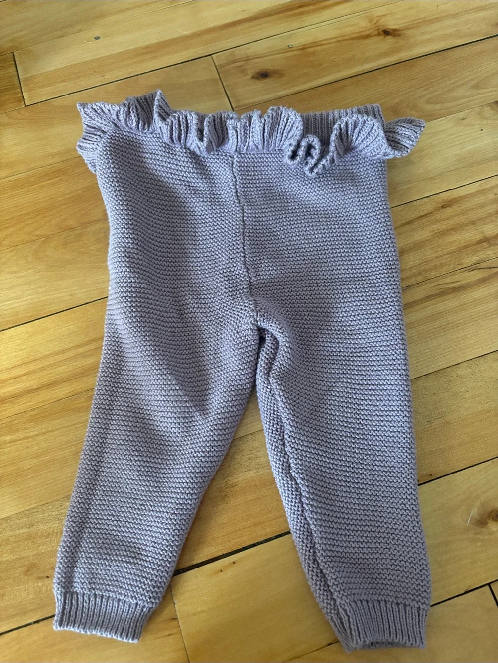 Nicole Milker Lilac Knit Baby Sweater Set - Size 0 to 3 months - Never Worn
